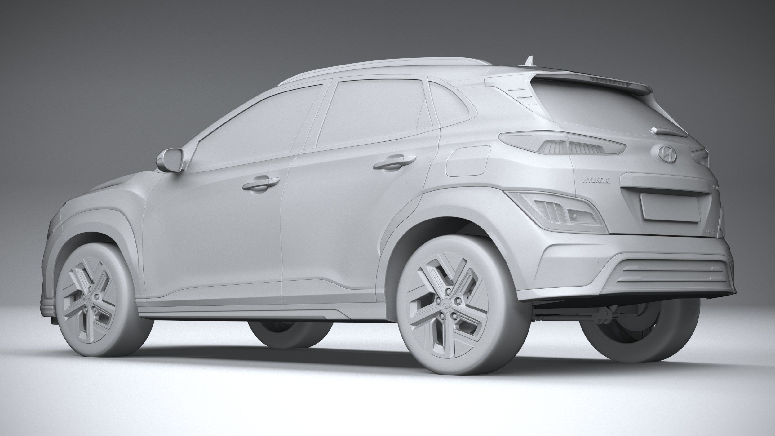 Hyundai Kona Electric 2021 3D model_21
