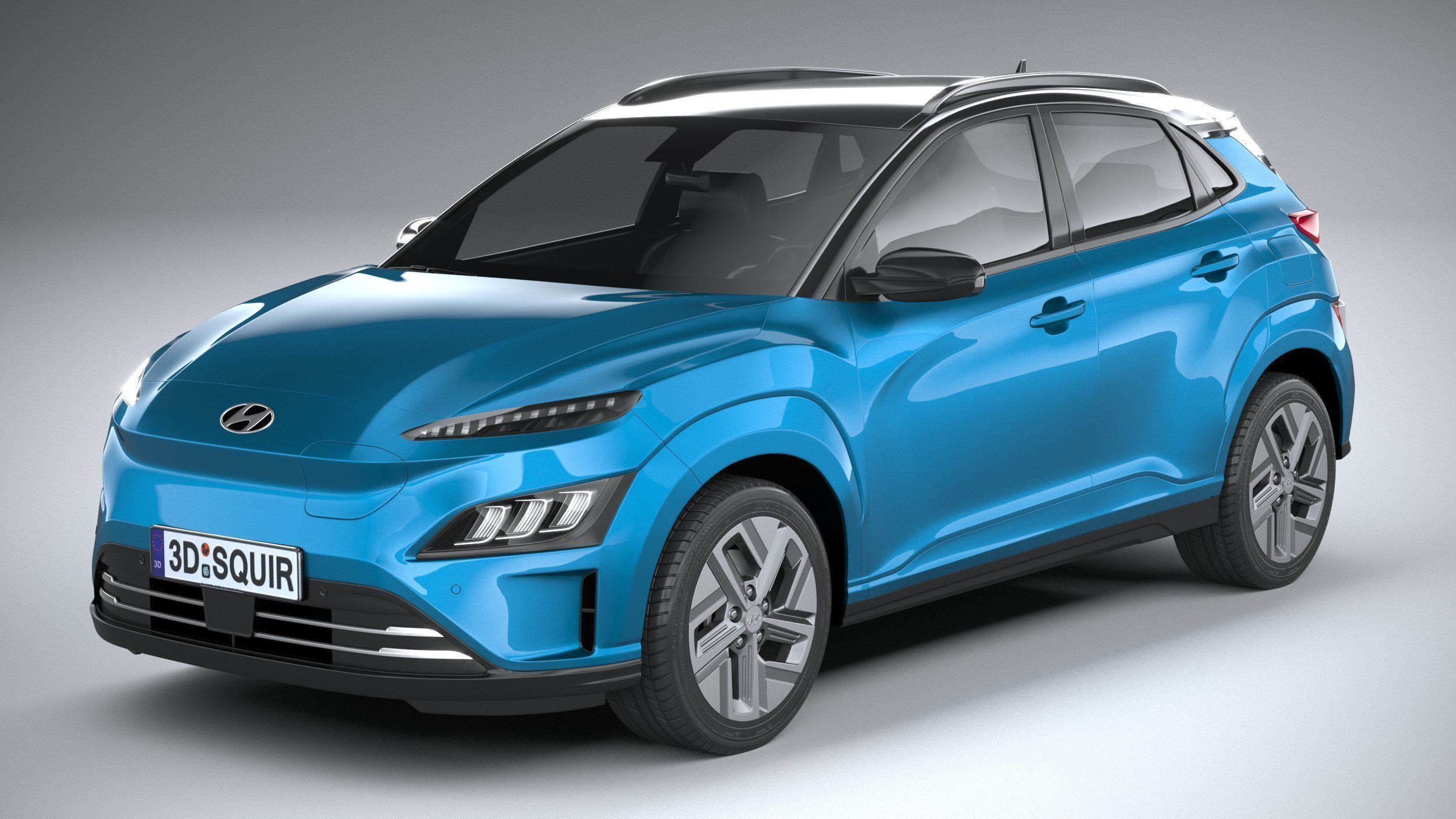 Hyundai Kona Electric 2021 3D model_1