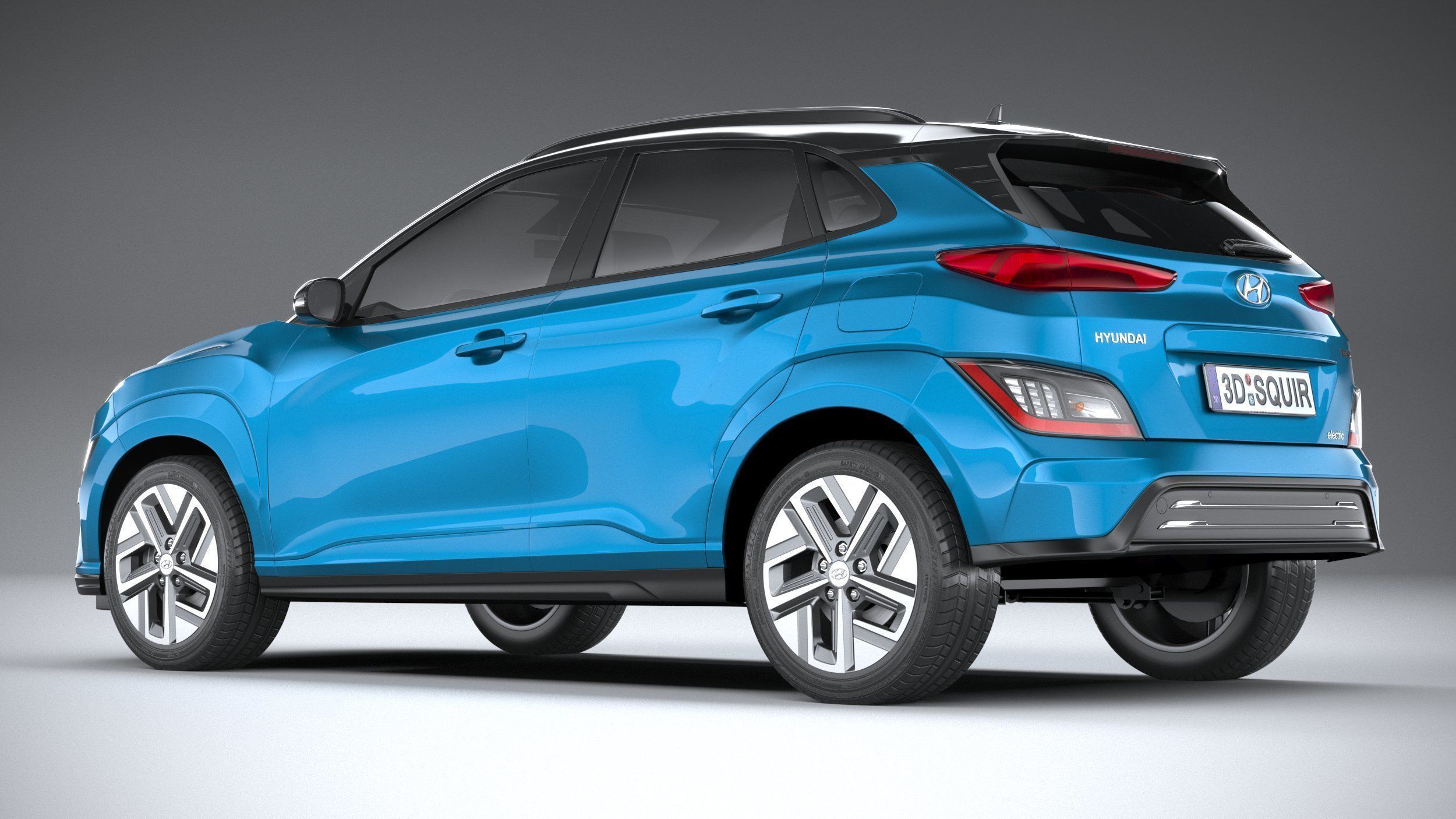 Hyundai Kona Electric 2021 3D model_5