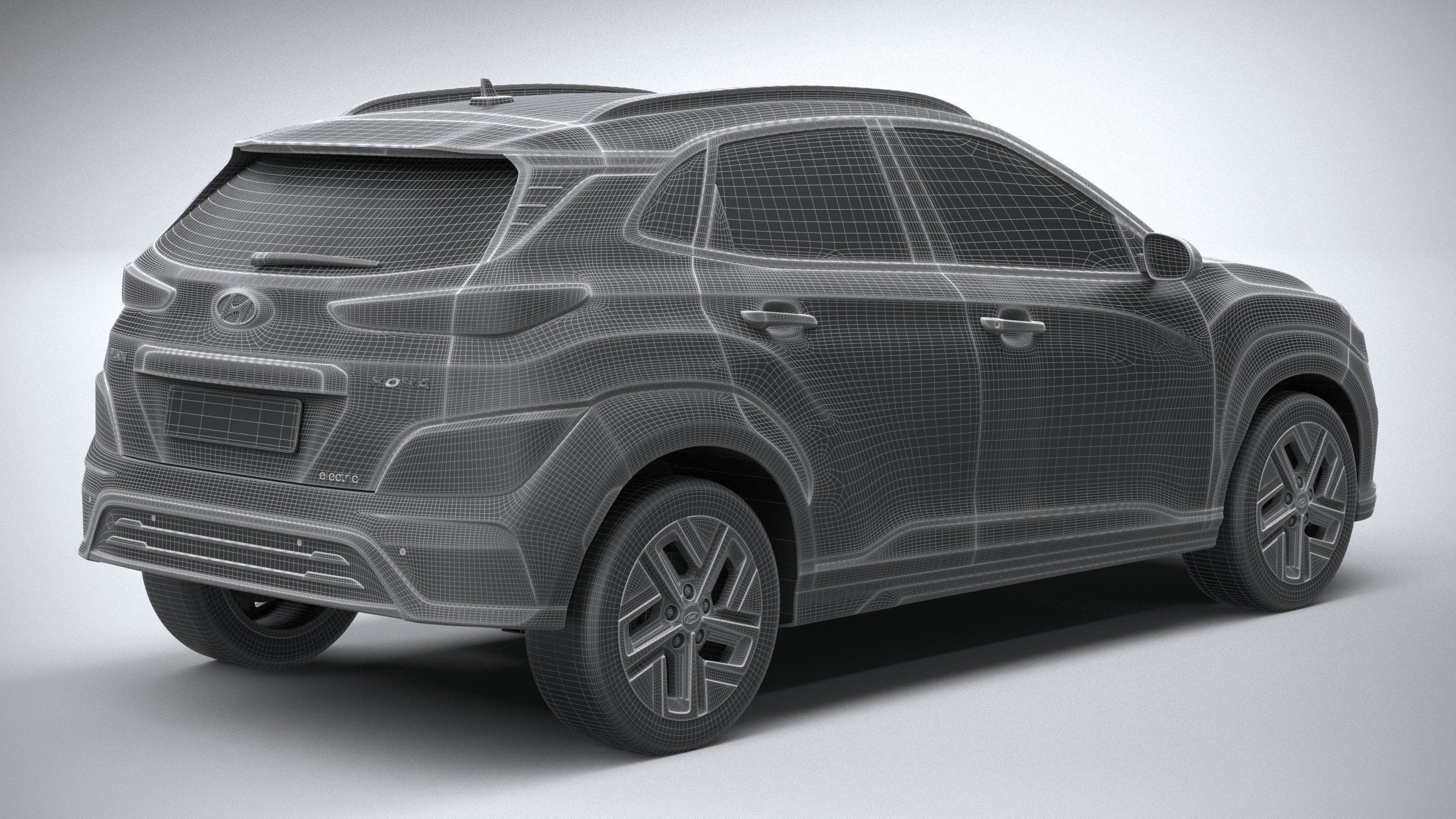 Hyundai Kona Electric 2021 3D model_27
