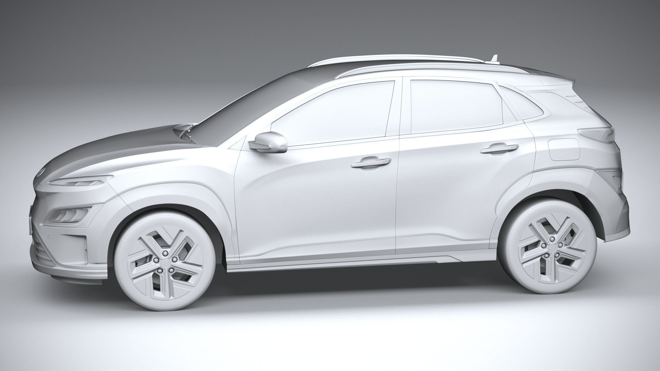 Hyundai Kona Electric 2021 3D model_22