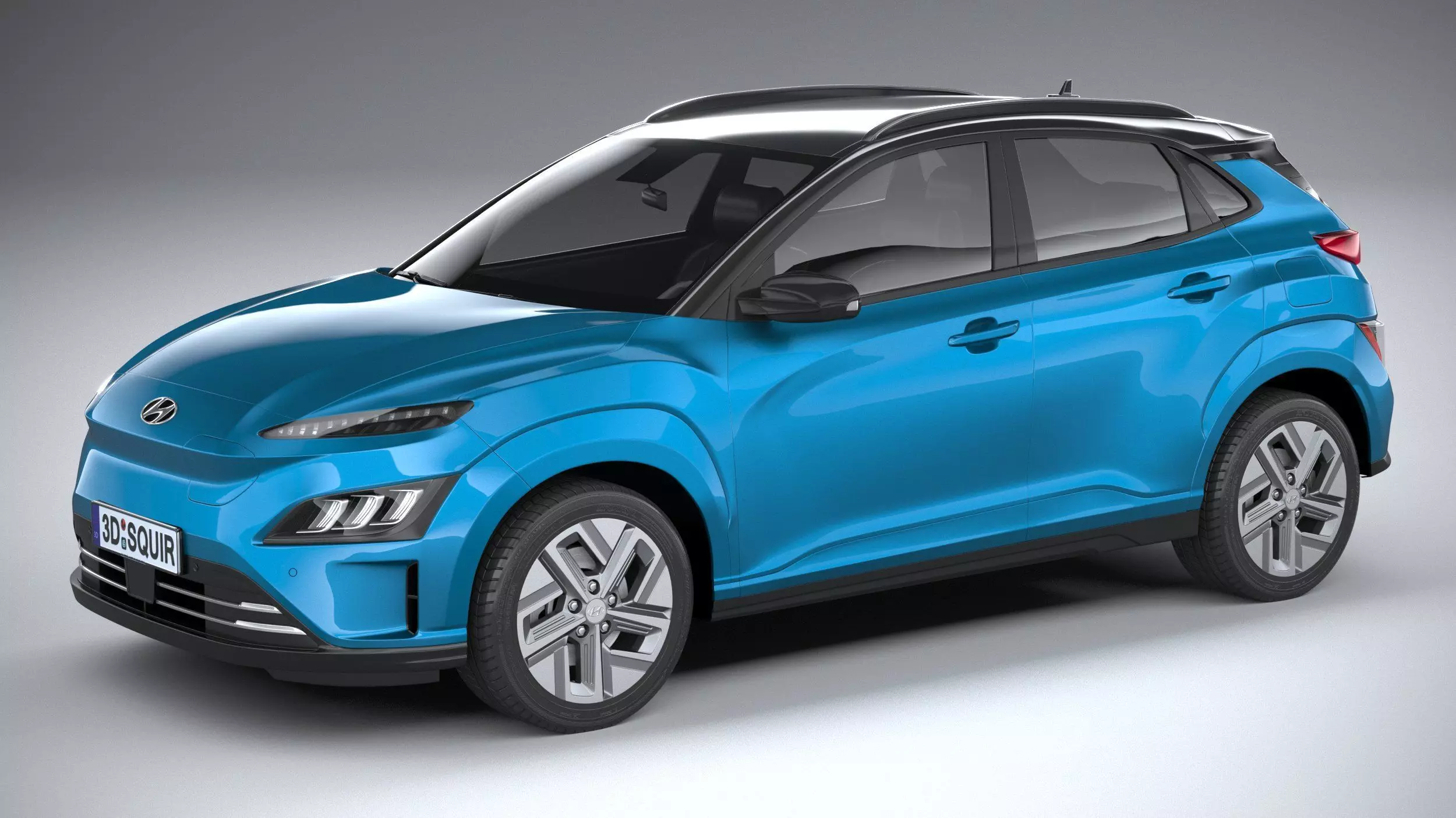 Hyundai Kona Electric 2021 3D model_0