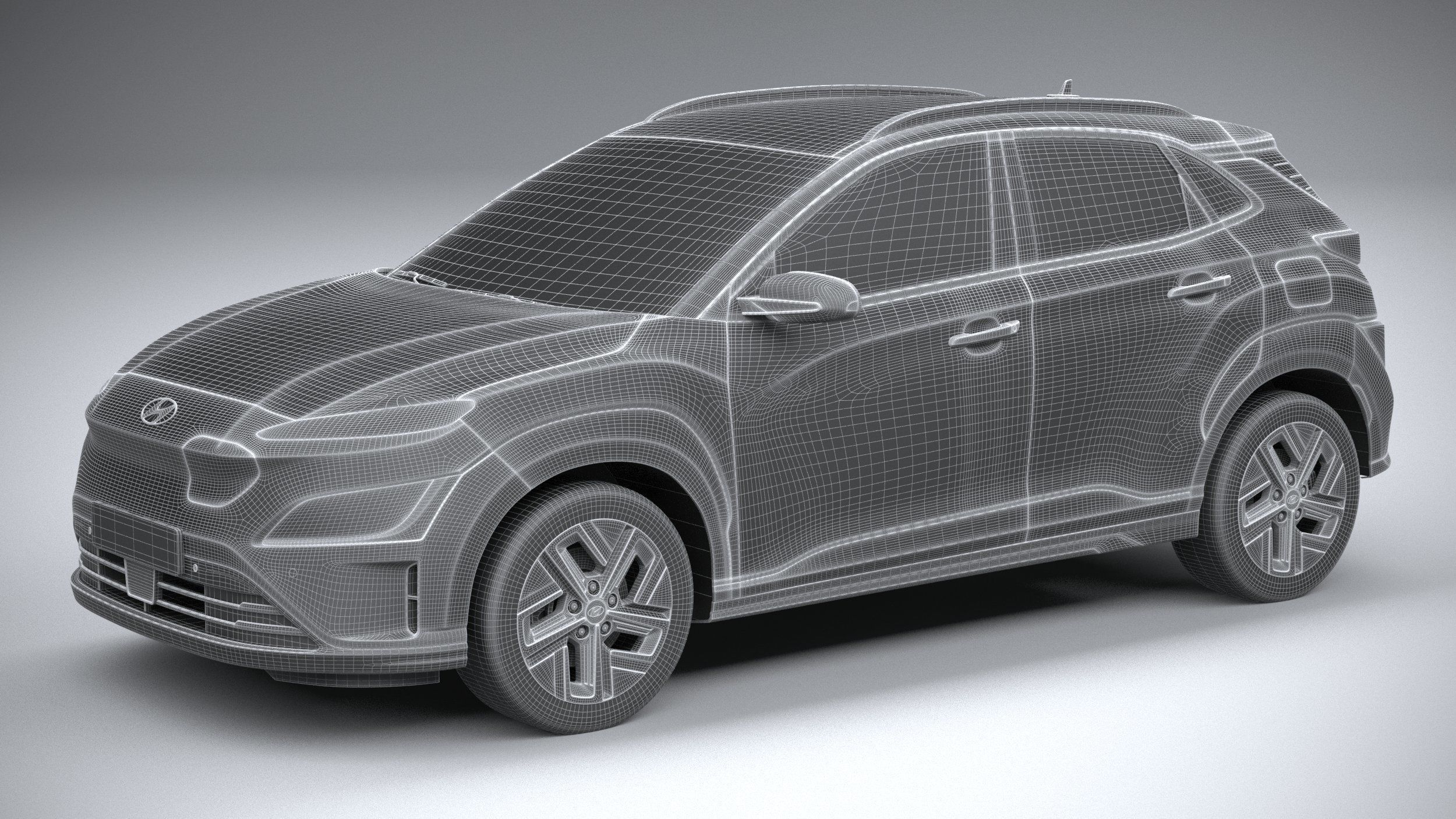 Hyundai Kona Electric 2021 3D model_26