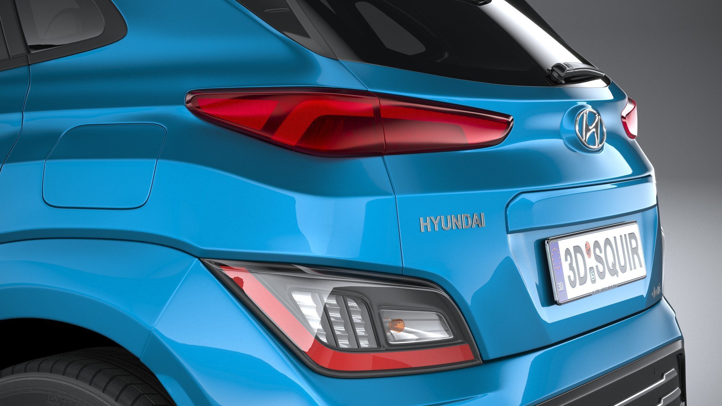 Hyundai Kona Electric 2021 3D model_6