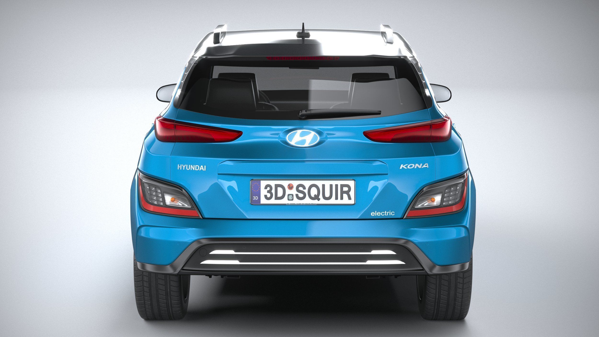 Hyundai Kona Electric 2021 3D model_4