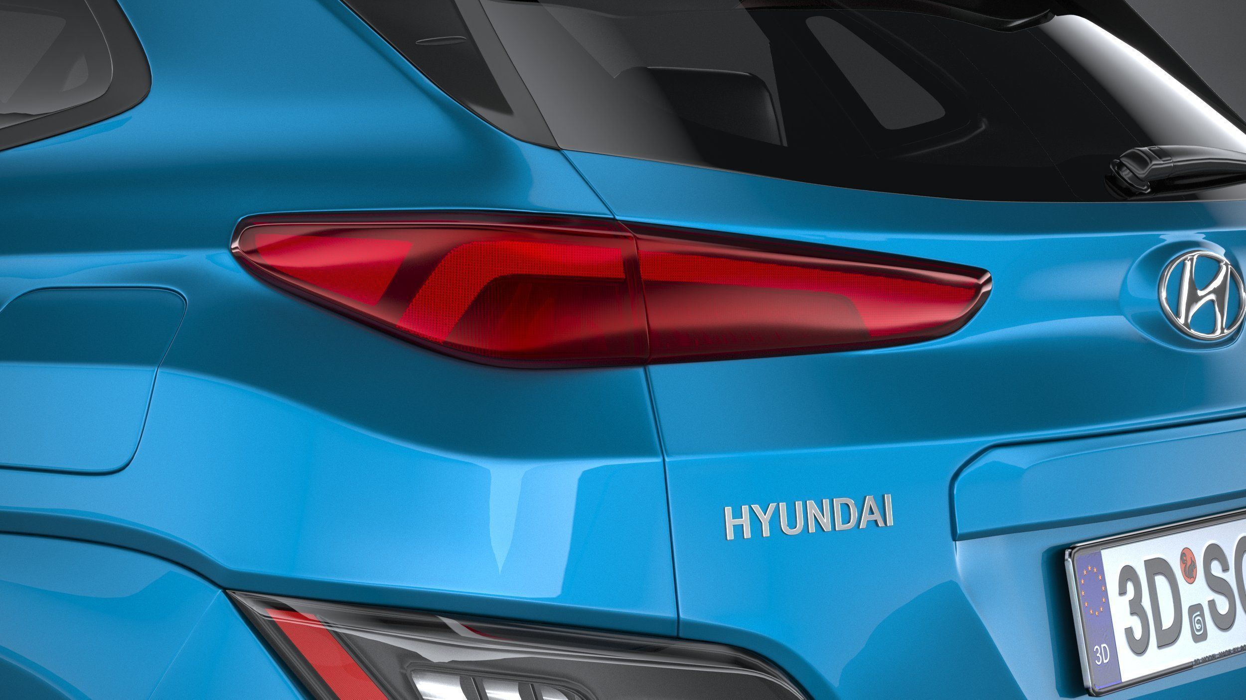 Hyundai Kona Electric 2021 3D model_15