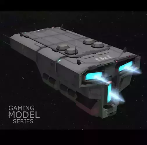 Lite Transport Low-poly 3D model