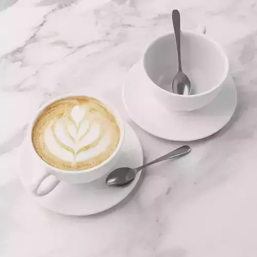 Cafe Latte Cup 3D model