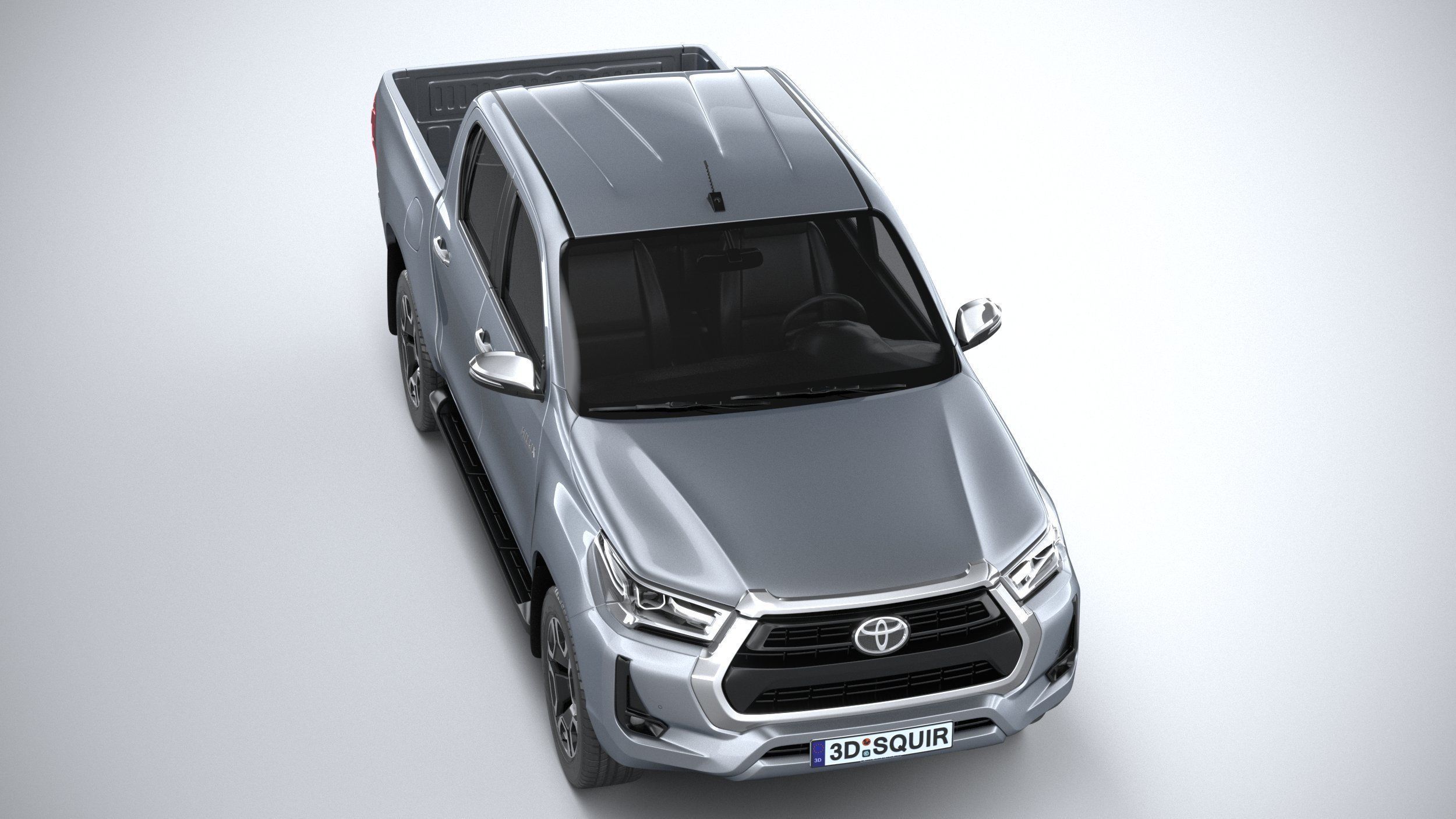 Toyota Hilux Double Cab 2021 3D model_12