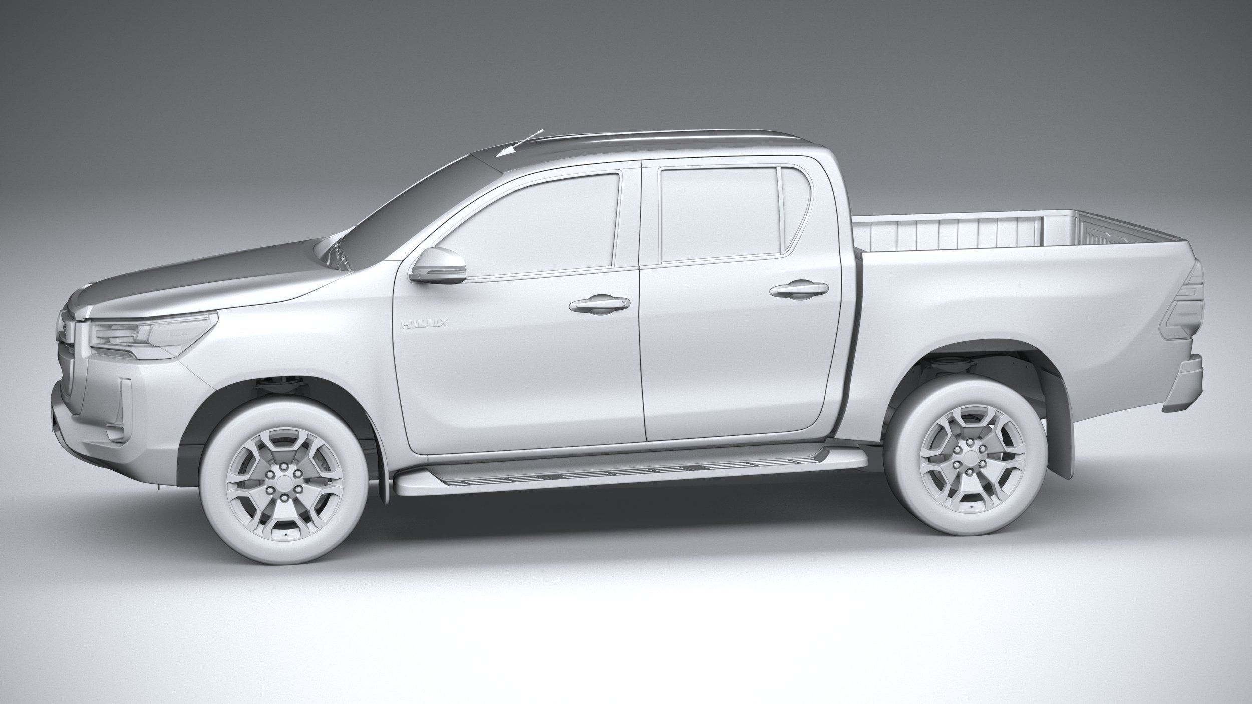 Toyota Hilux Double Cab 2021 3D model_22