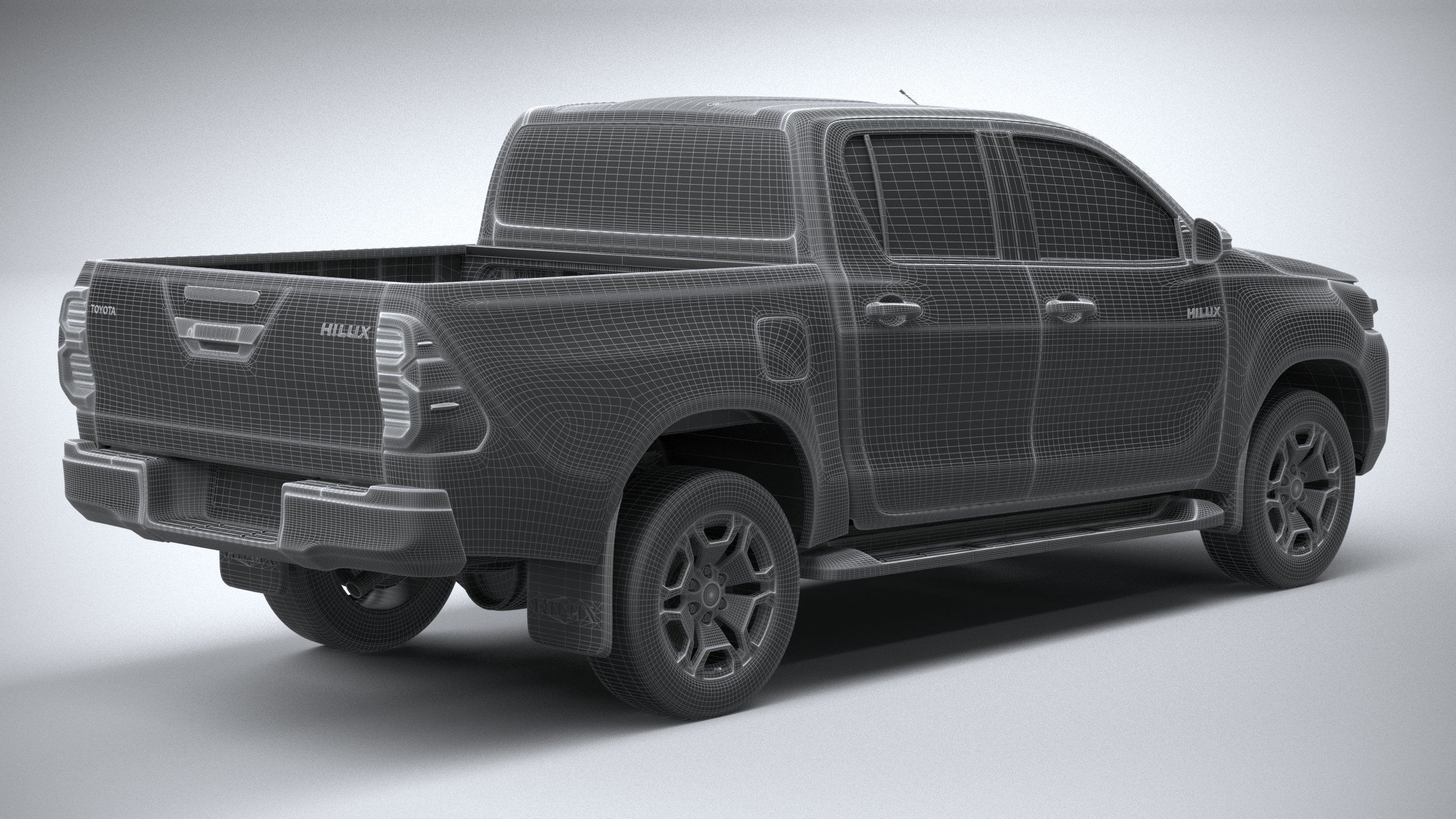 Toyota Hilux Double Cab 2021 3D model_27