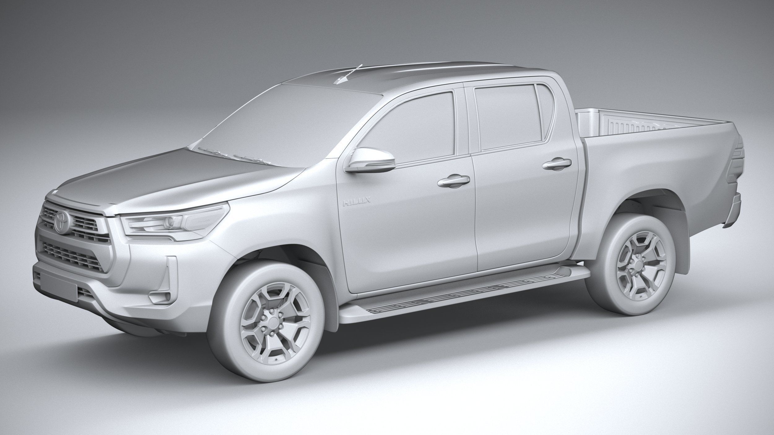 Toyota Hilux Double Cab 2021 3D model_19