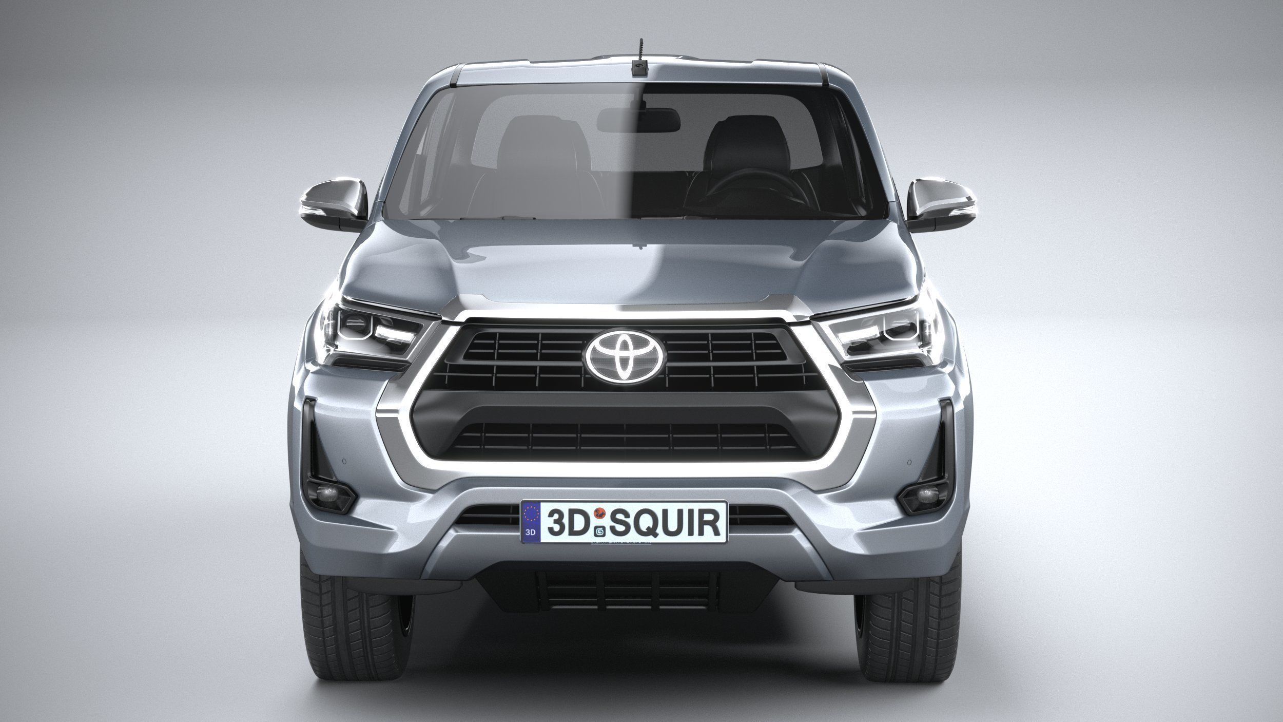 Toyota Hilux Double Cab 2021 3D model_13
