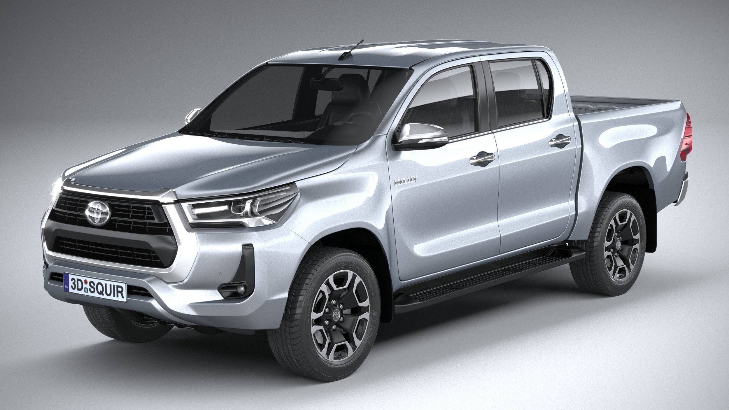 Toyota Hilux Double Cab 2021 3D model_1