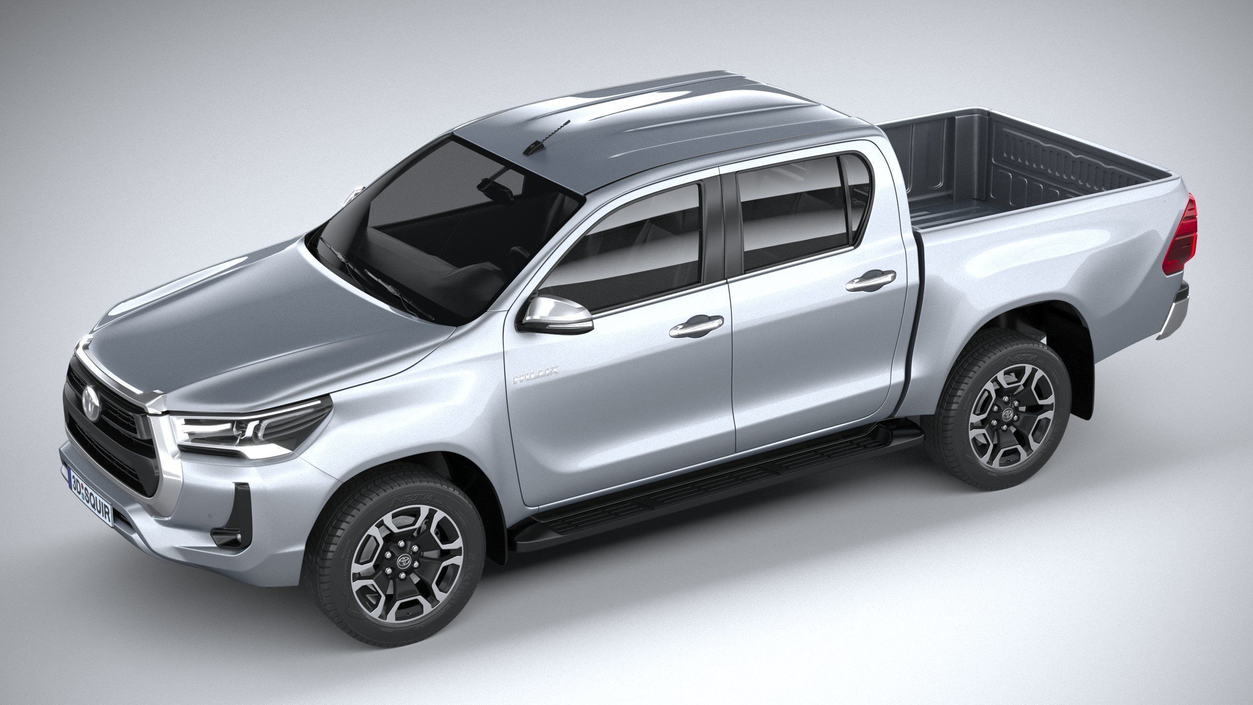 Toyota Hilux Double Cab 2021 3D model_7