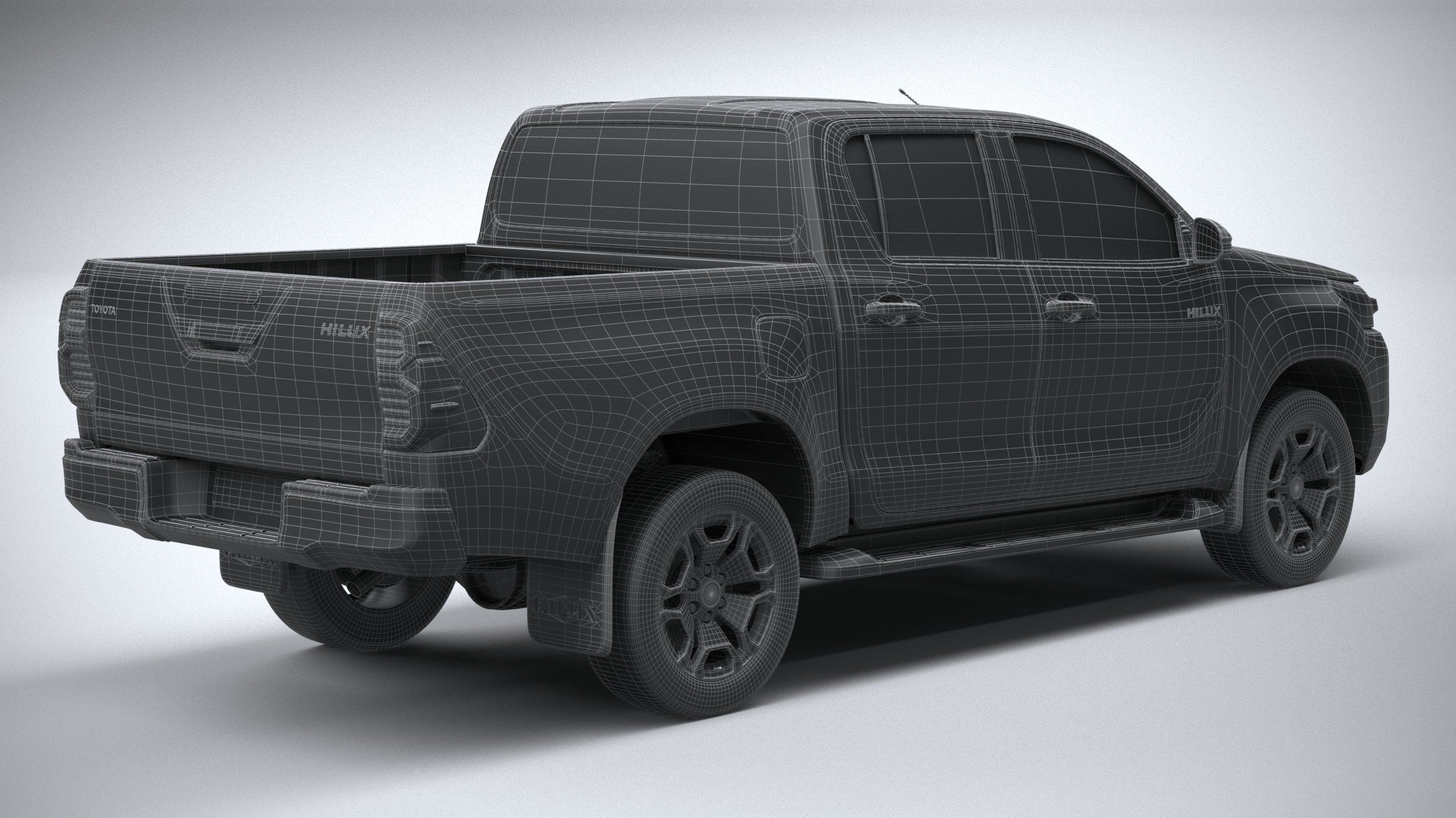 Toyota Hilux Double Cab 2021 3D model_29
