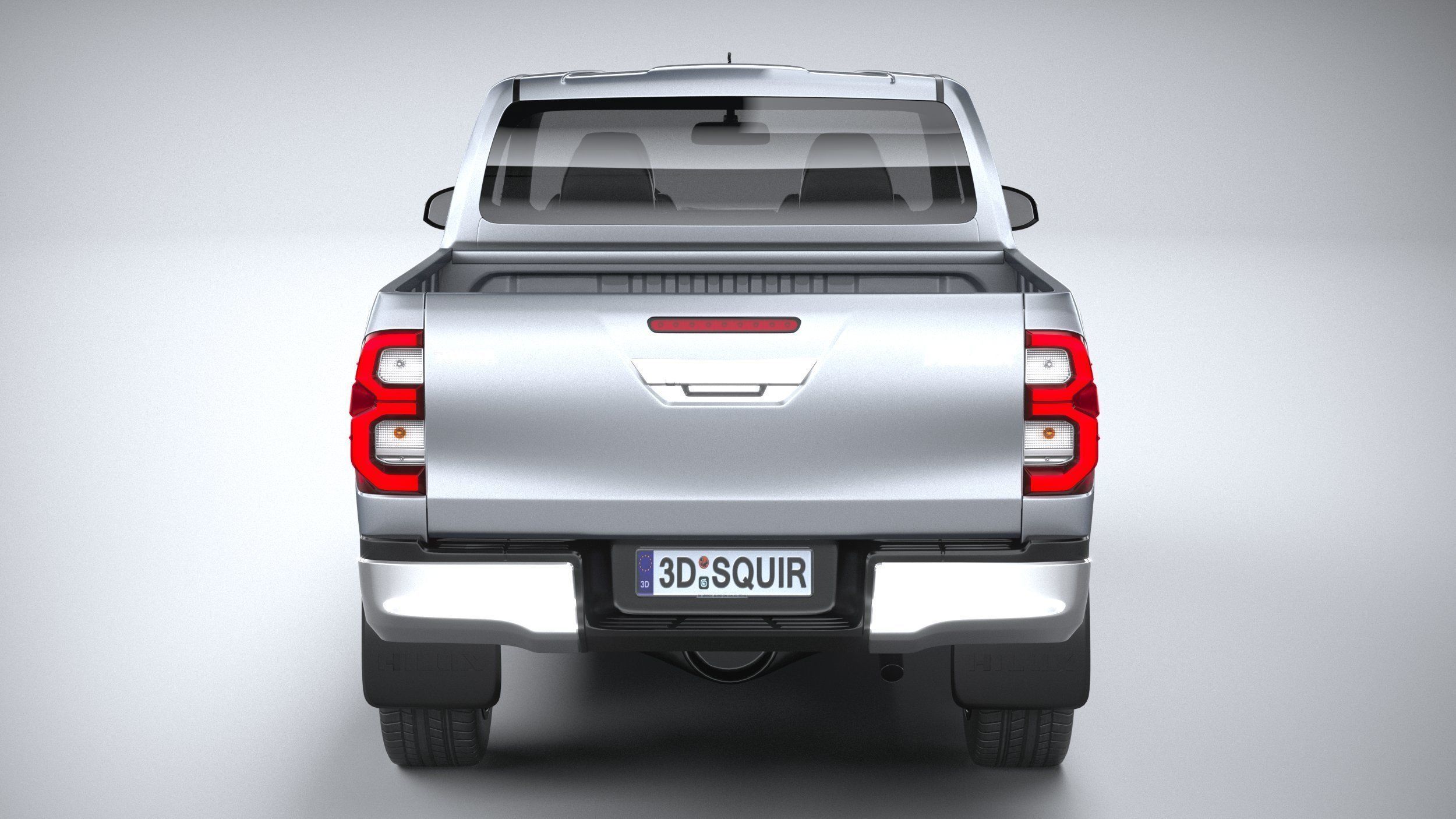 Toyota Hilux Double Cab 2021 3D model_4