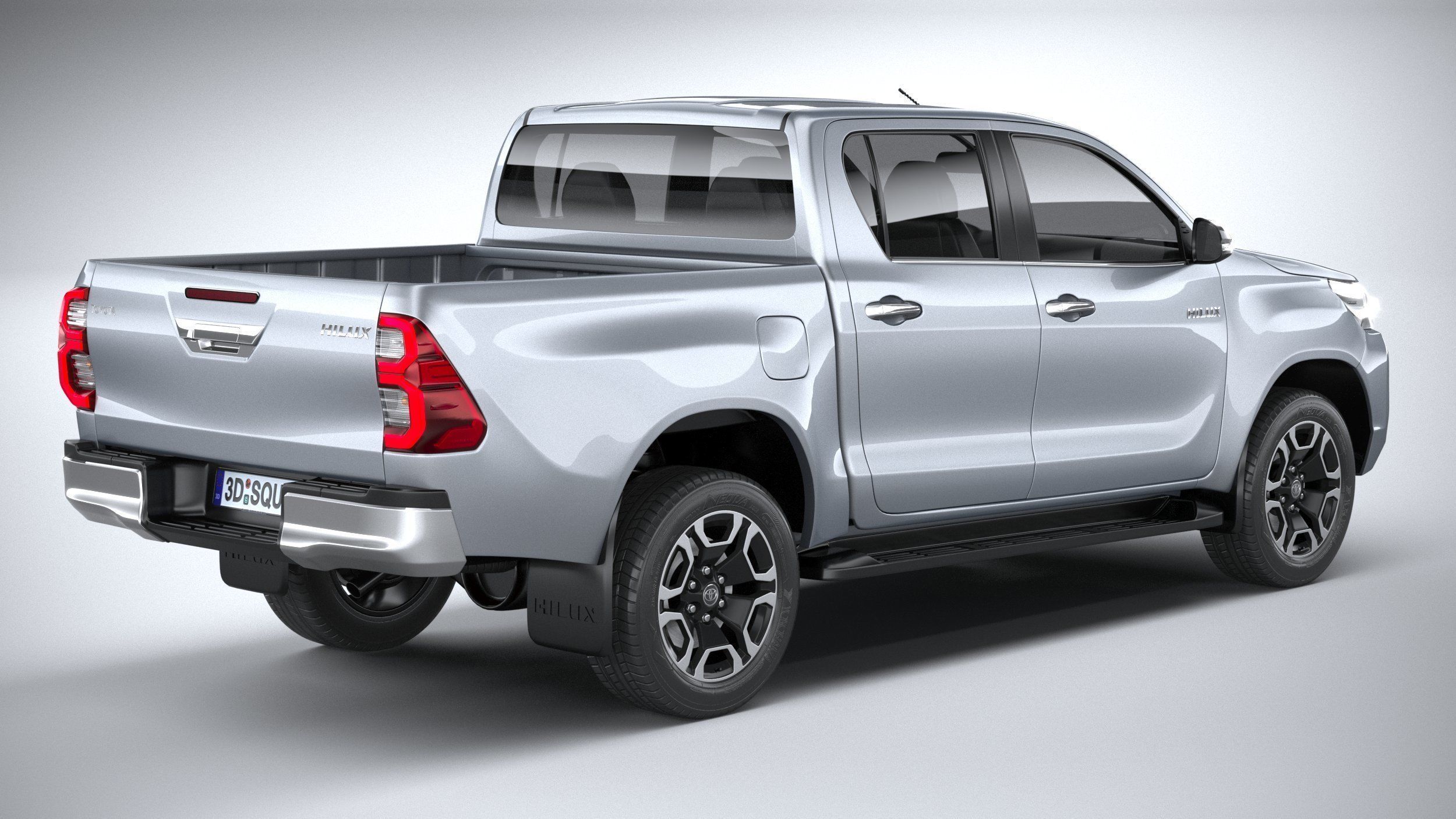 Toyota Hilux Double Cab 2021 3D model_17
