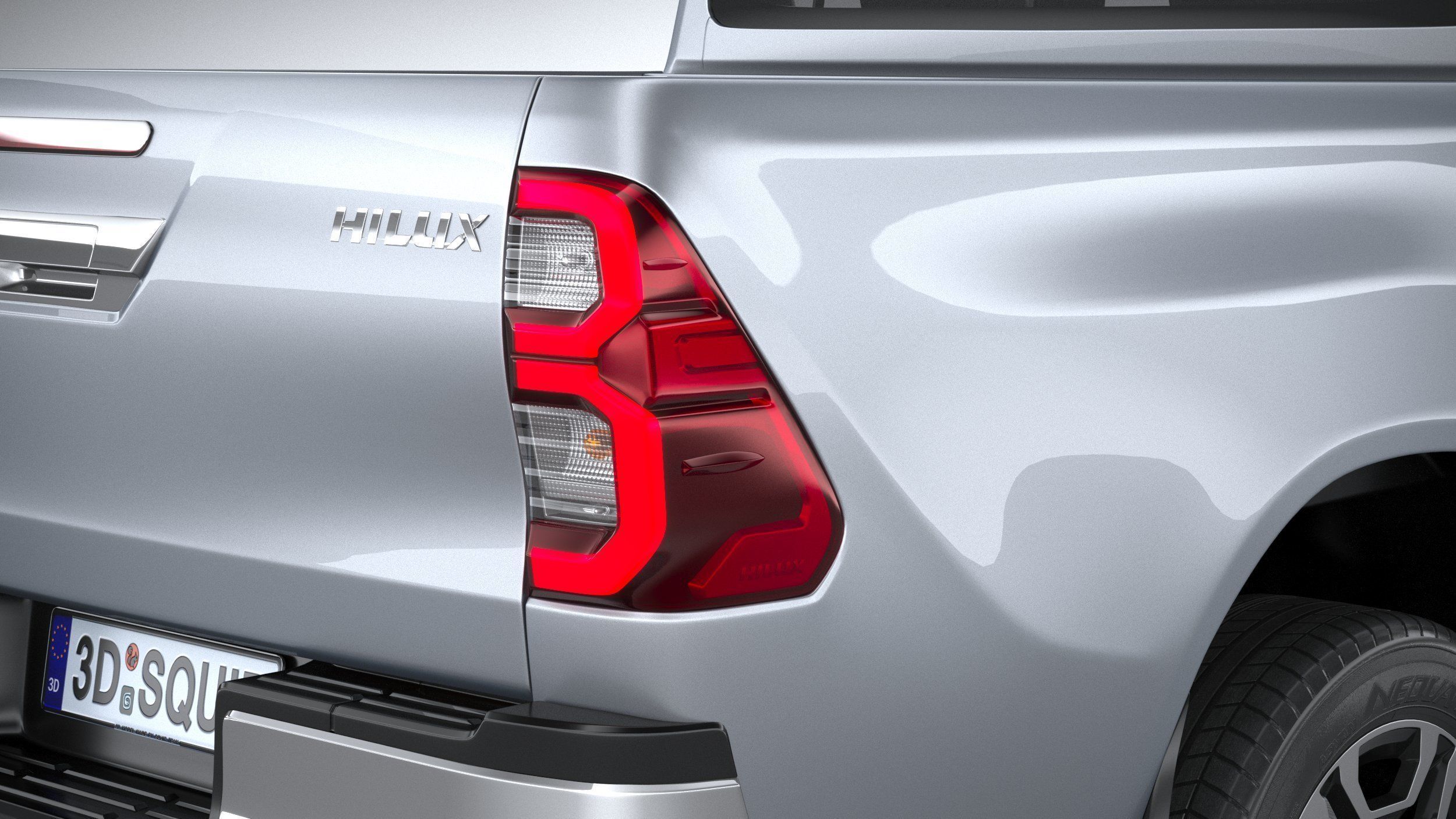 Toyota Hilux Double Cab 2021 3D model_18