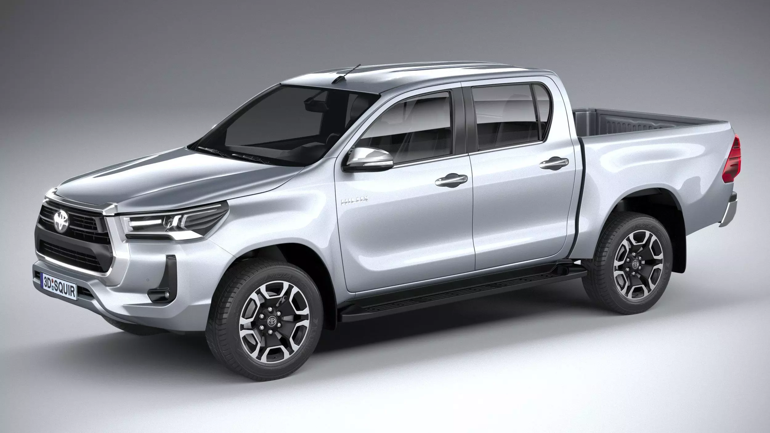 Toyota Hilux Double Cab 2021 3D model_0