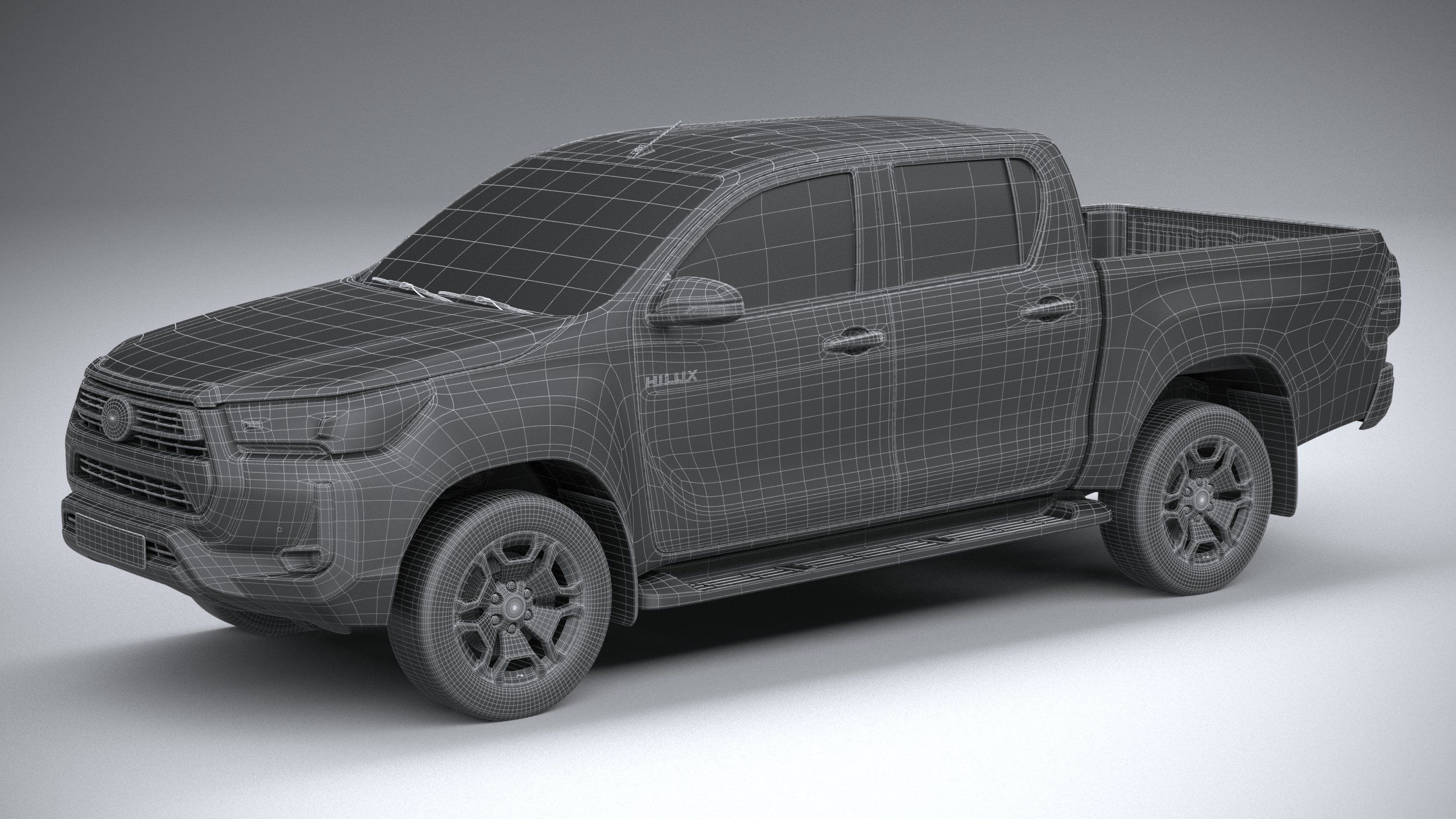 Toyota Hilux Double Cab 2021 3D model_28