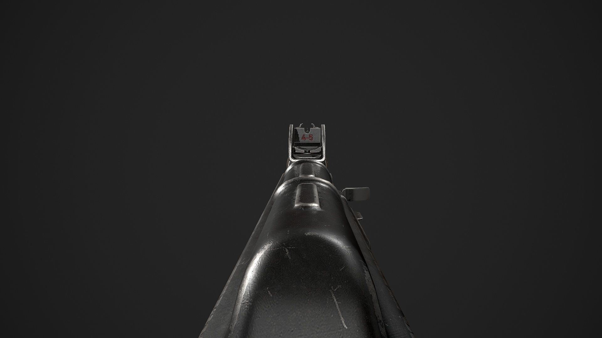 AKS-74U Low-poly 3D model_7