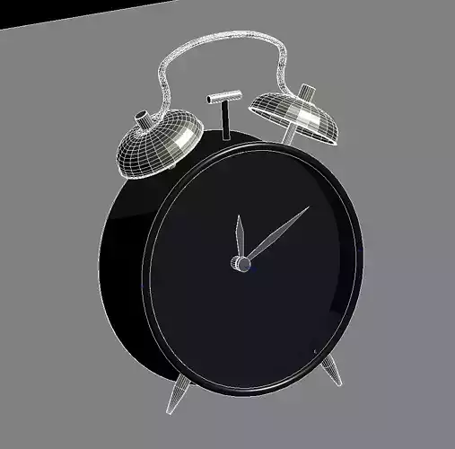Alarm Clock 3D Model Revit Family Face Based Free low-poly 3D model