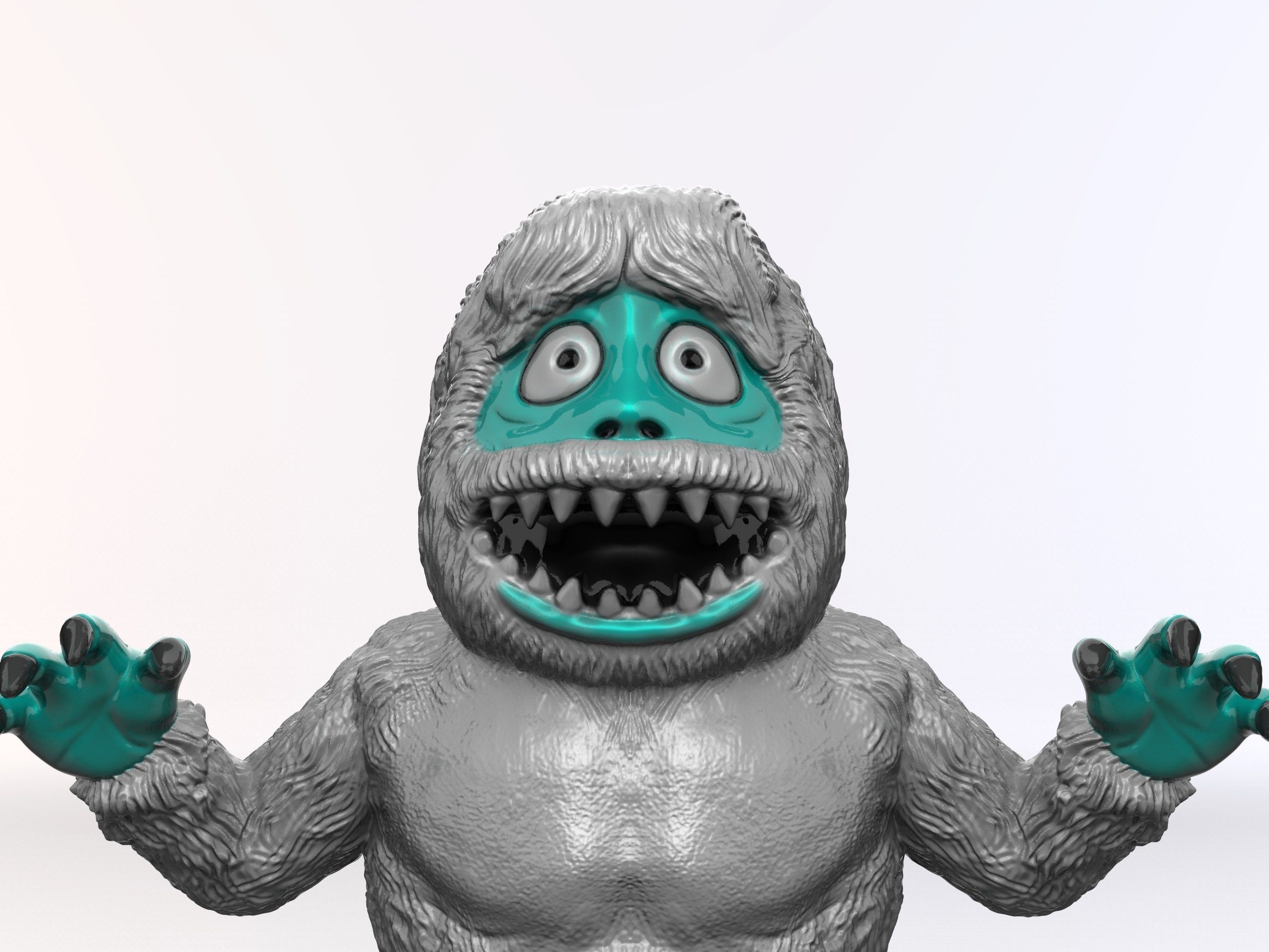 Bumble The Abominable Snow monster of the North 1964 3D print model_7