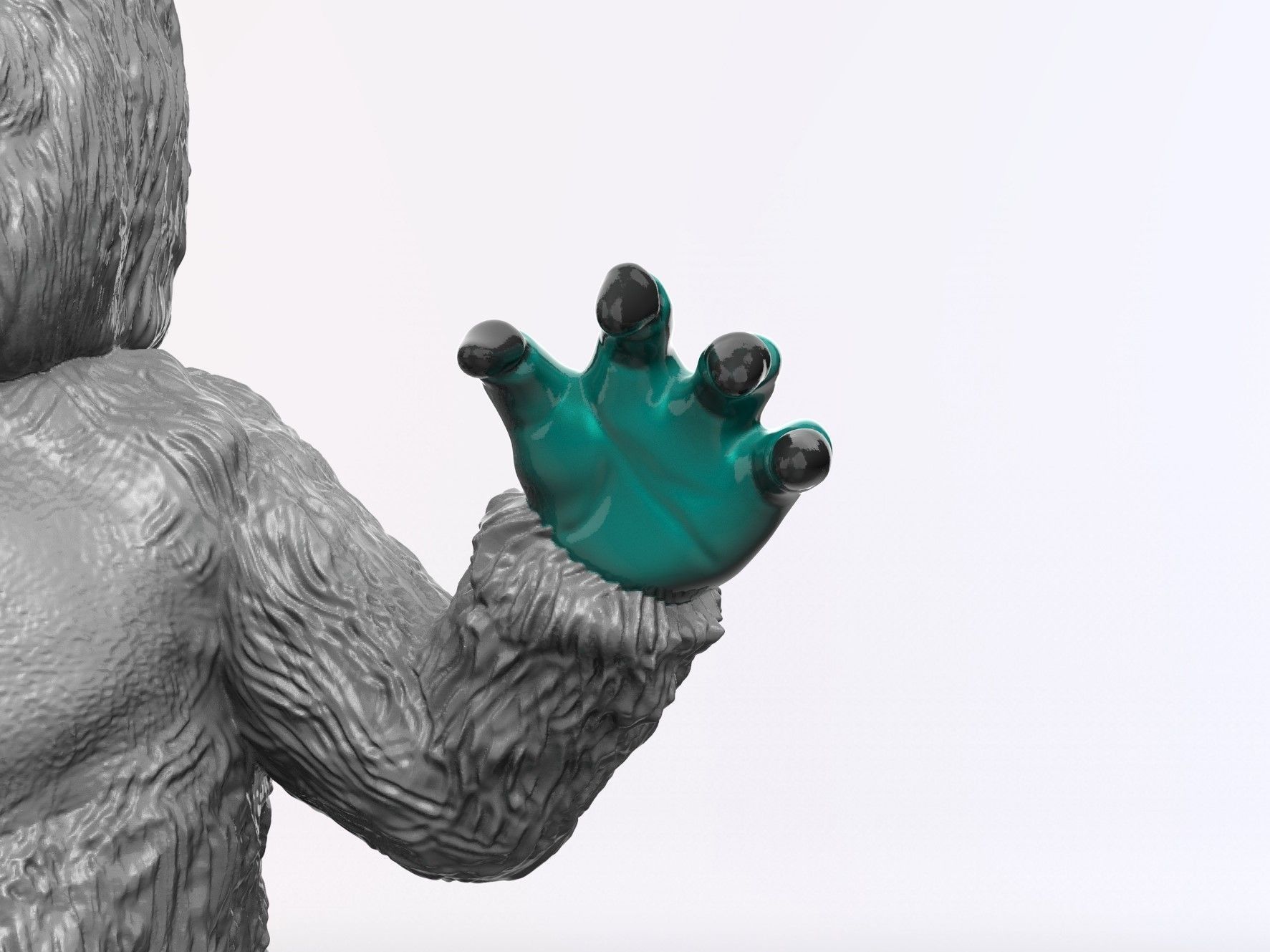 Bumble The Abominable Snow monster of the North 1964 3D print model_6