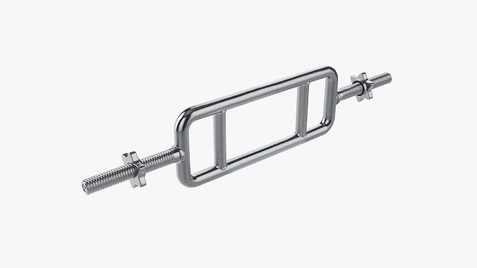 Weight bar triceps 3D model