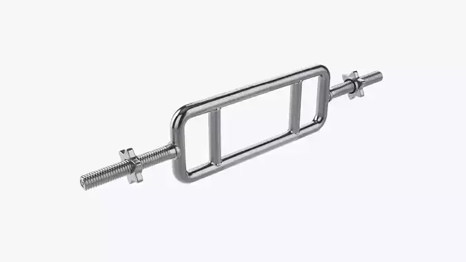 Weight bar triceps 3D model