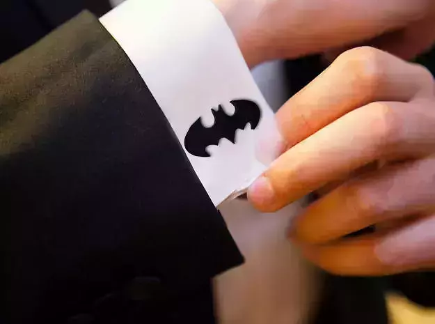 Batman Cufflinks 3D print model