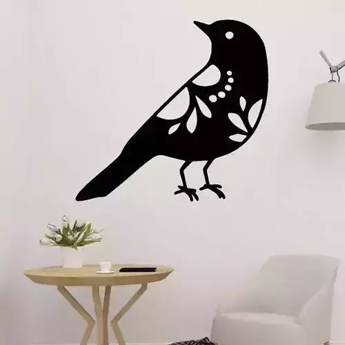 Bird Decoration 2D Wall Art 