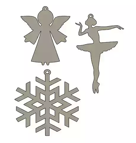 Christmas Tree Decoration Toys 3D print model