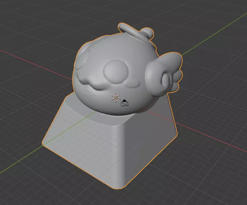 Keycap Angeling  3D print model_0