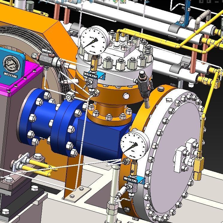 Diaphragm compressor 3D model_10