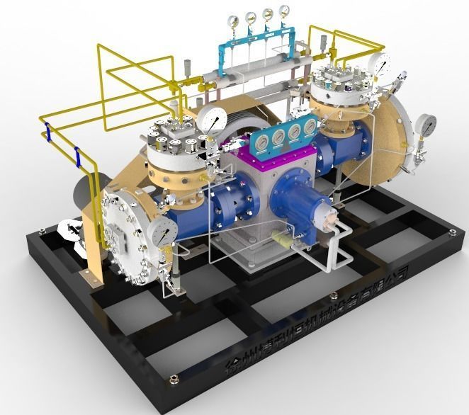 3D model Diaphragm compressor | CGTrader