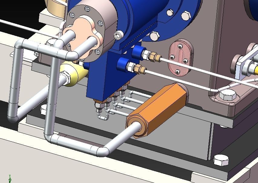 Diaphragm compressor 3D model_9