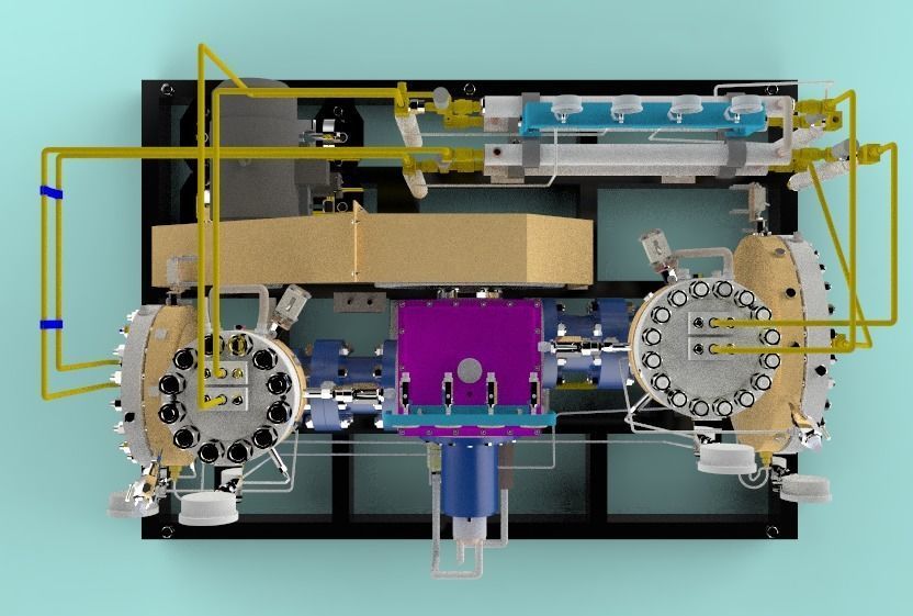 Diaphragm compressor 3D model_3