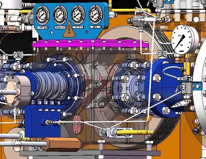 Diaphragm compressor 3D model_18