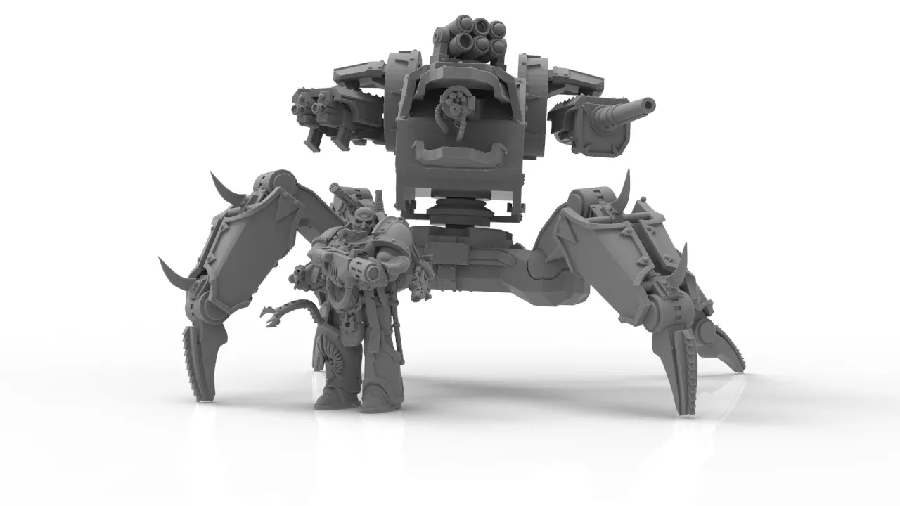 Despoiler War Engine - Defiler of Worlds 3D print model_0