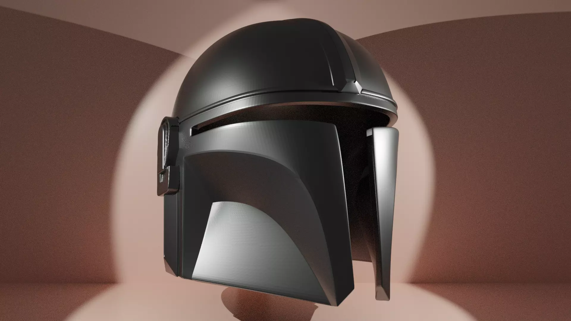 Mandalorian Helmet 3D model_0