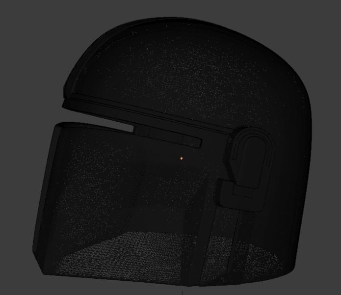 Mandalorian Helmet 3D model_3