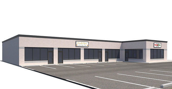 Retail-095 Retail Store 3D model