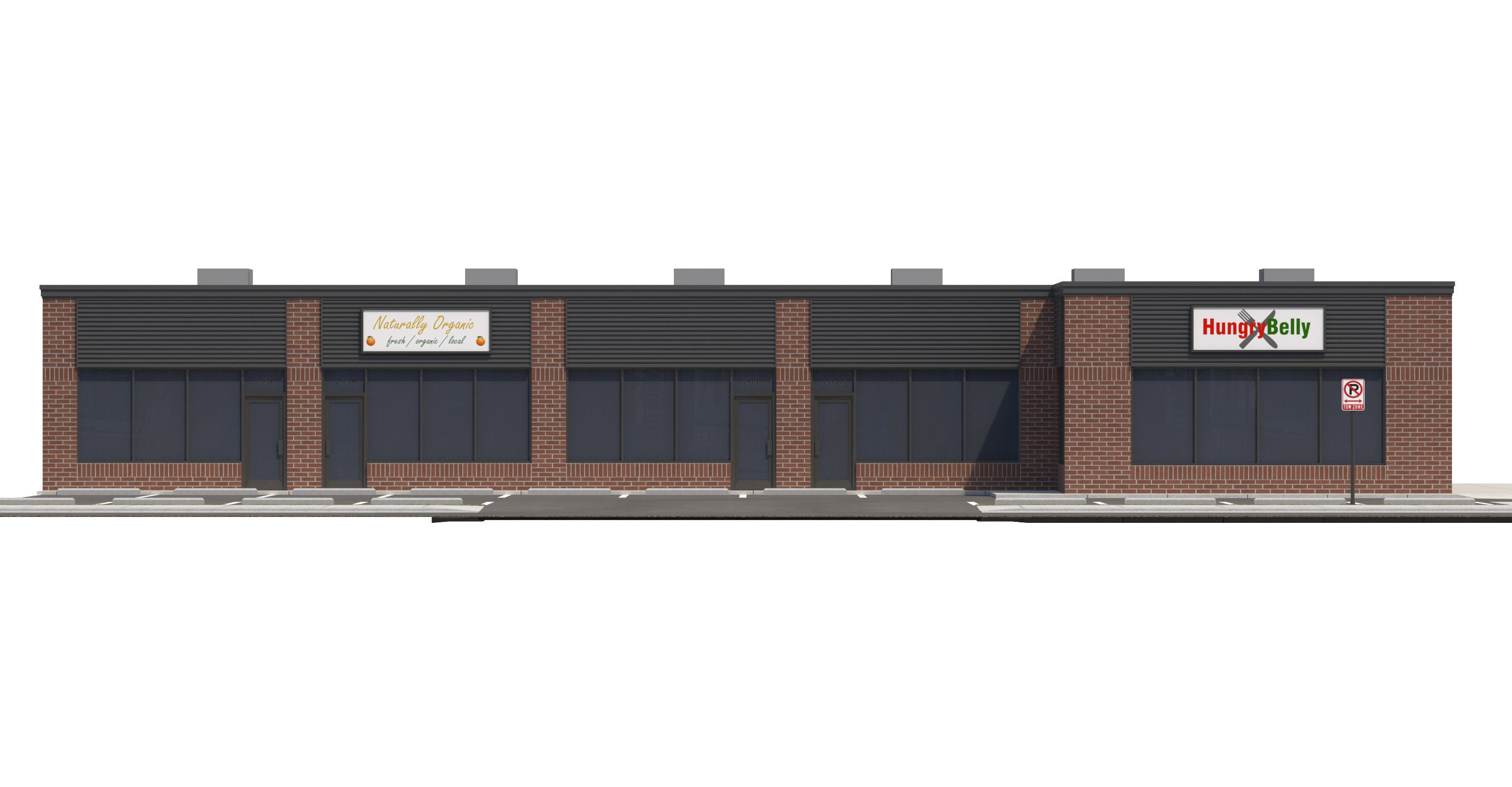 Retail-096 Retail Store 3D model_7