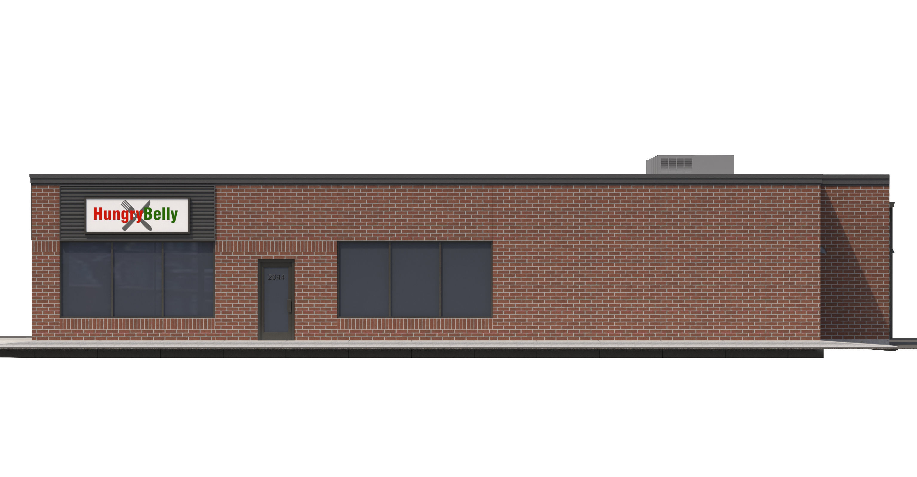 Retail-096 Retail Store 3D model_8