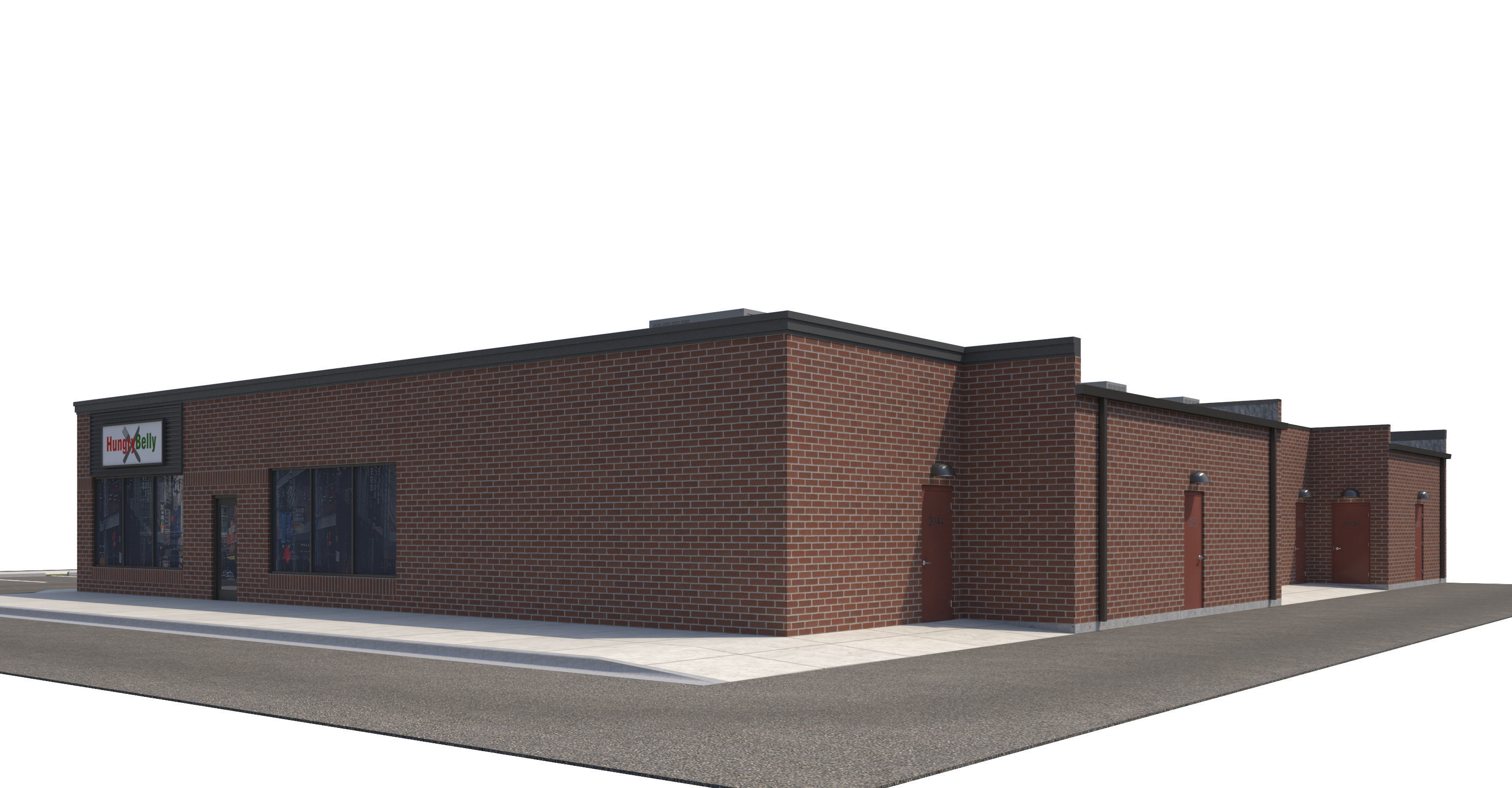 Retail-096 Retail Store 3D model_2