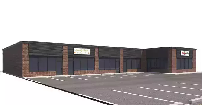 Retail-096 Retail Store 3D model