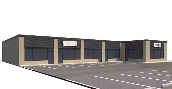 Retail-097 Retail Store 3D model