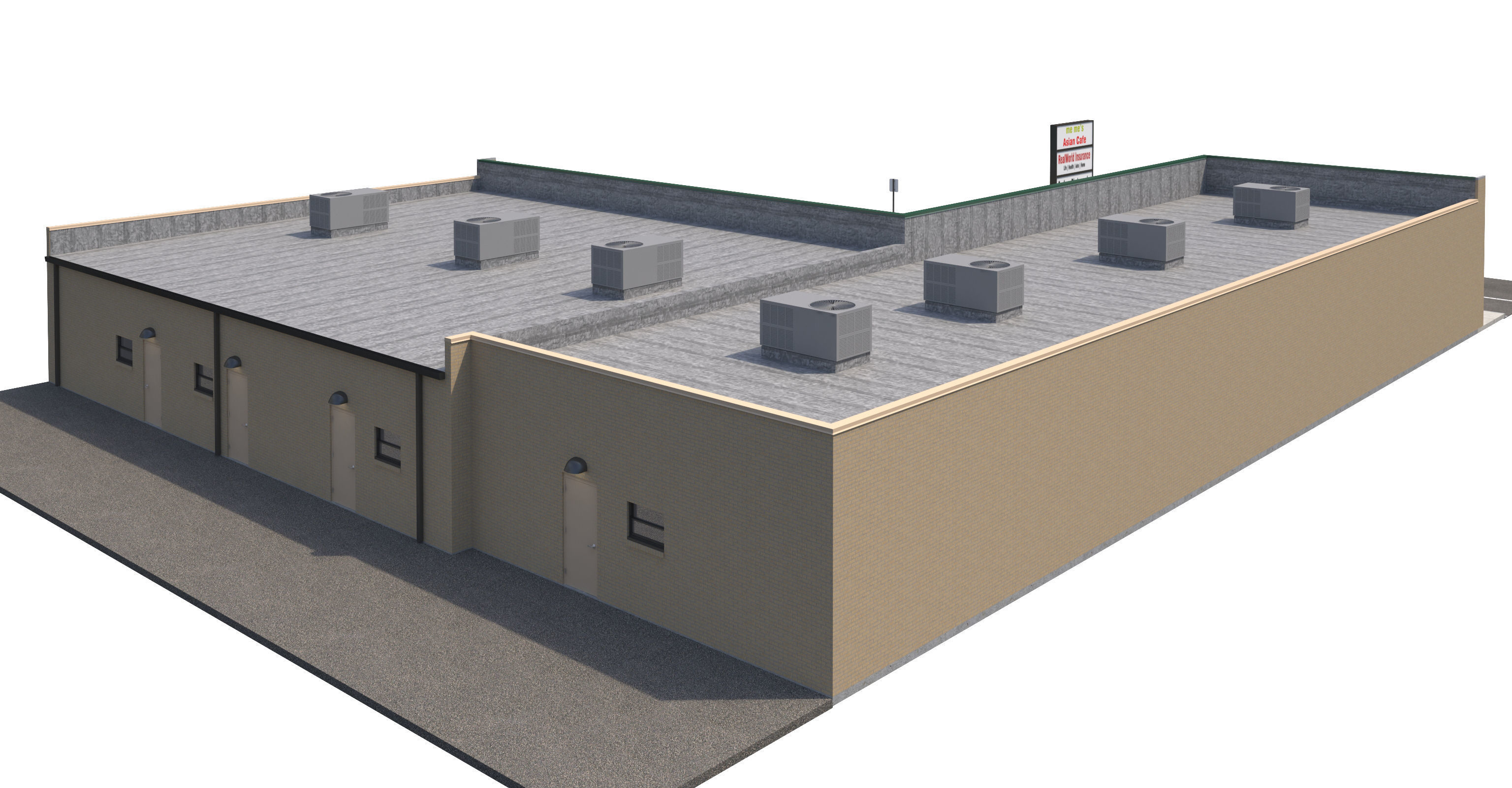 Retail-098 Retail Store 3D model_6